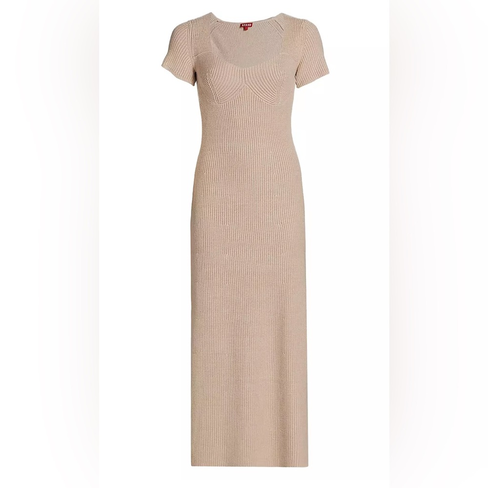 Staud Camden Rib-Knit Dress
